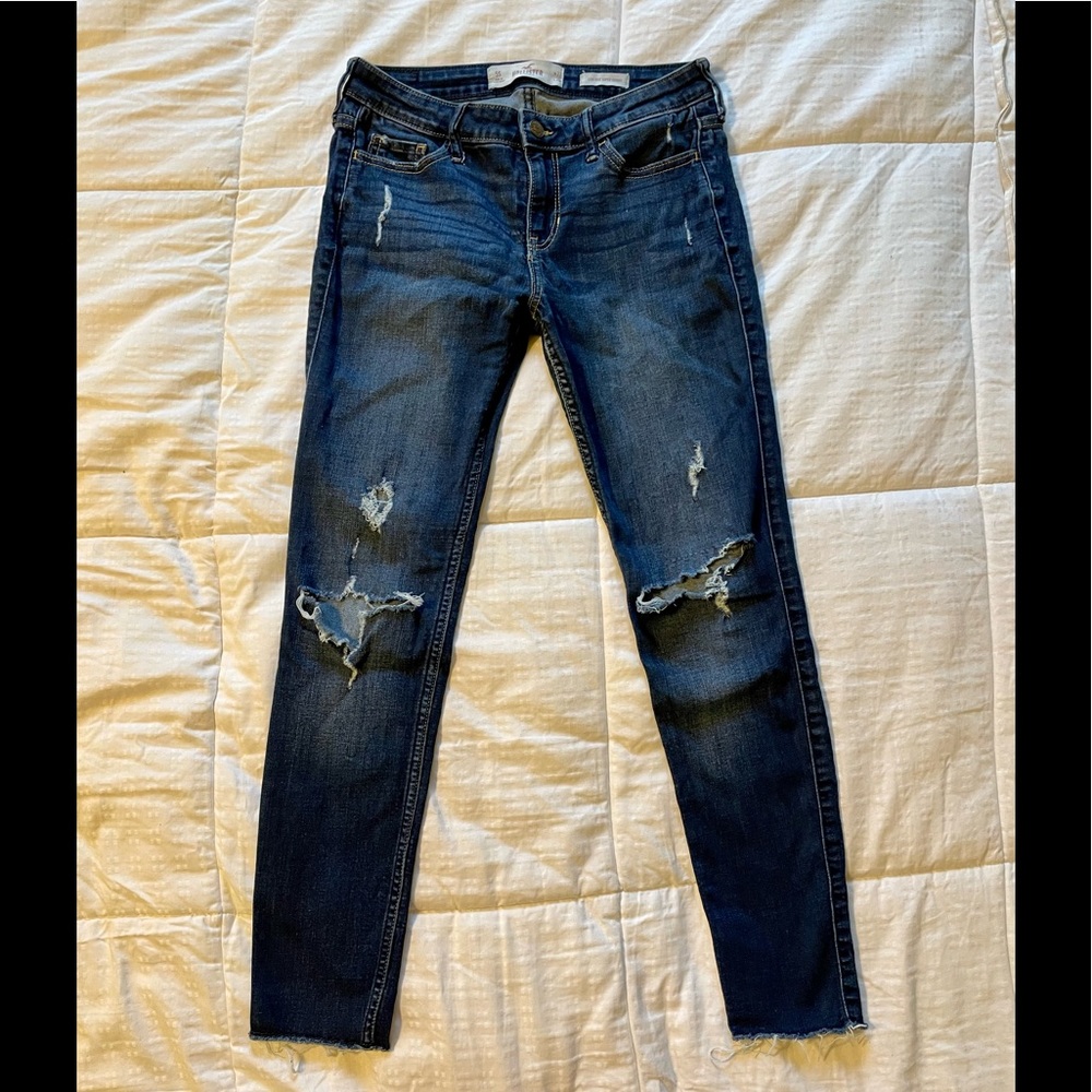 Hollister Super Skinny Jeans Sz 5 Short